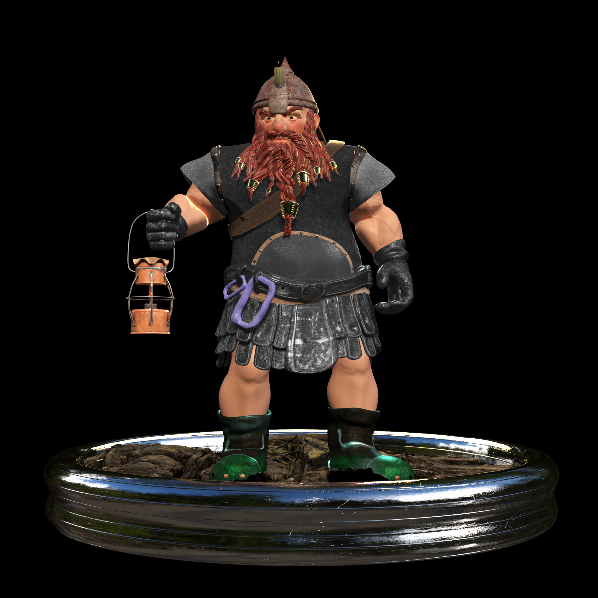 Picture of Collectible Dwarf Miner #103