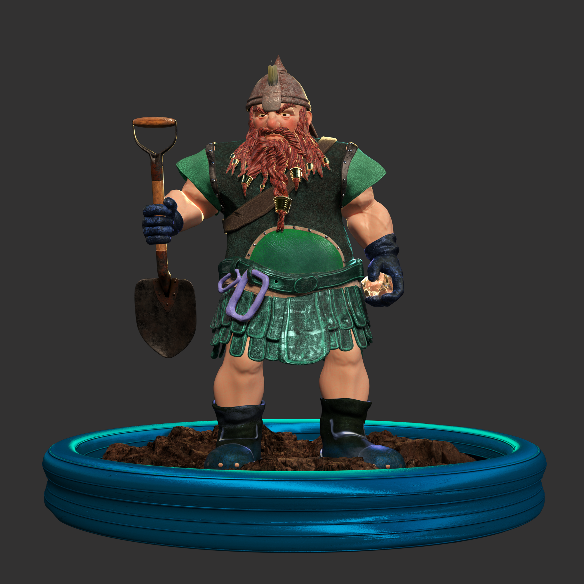 Picture of Collectible Dwarf Miner #1265