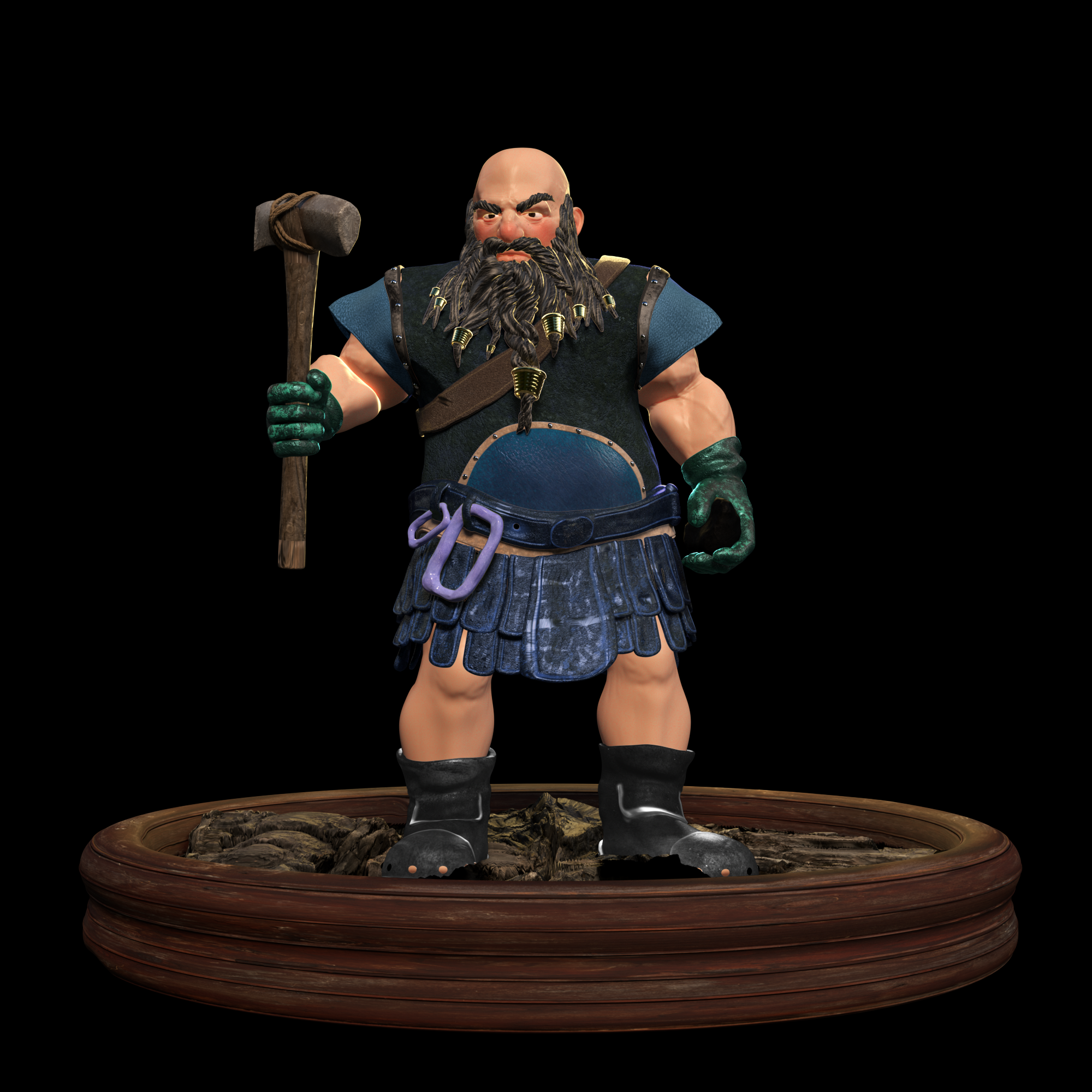 Picture of Collectible Dwarf Miner #140