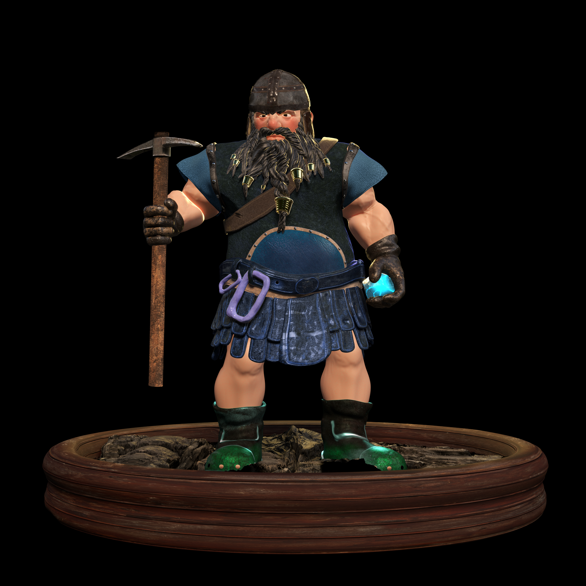 Picture of Collectible Dwarf Miner #315