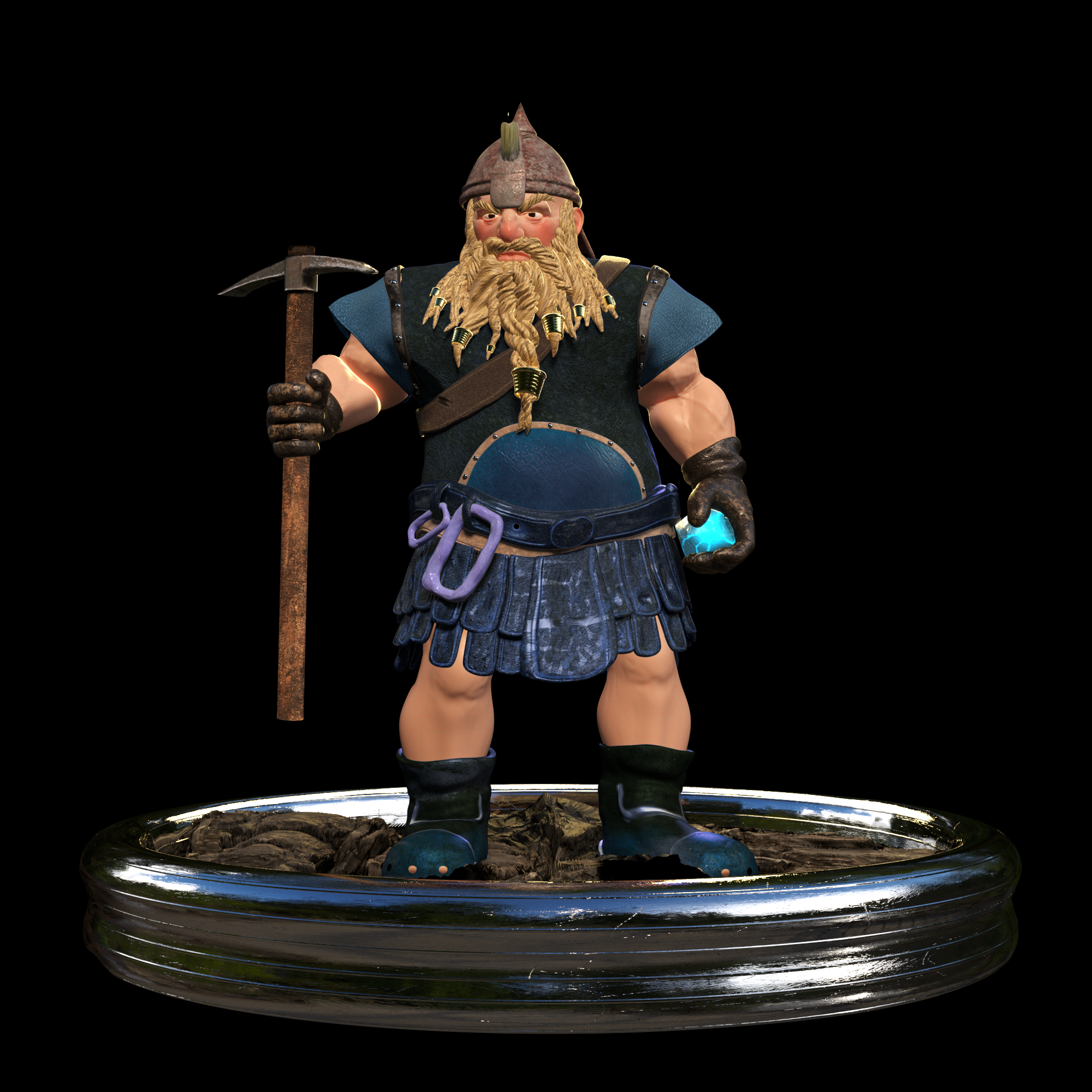 Picture of Collectible Dwarf Miner #340