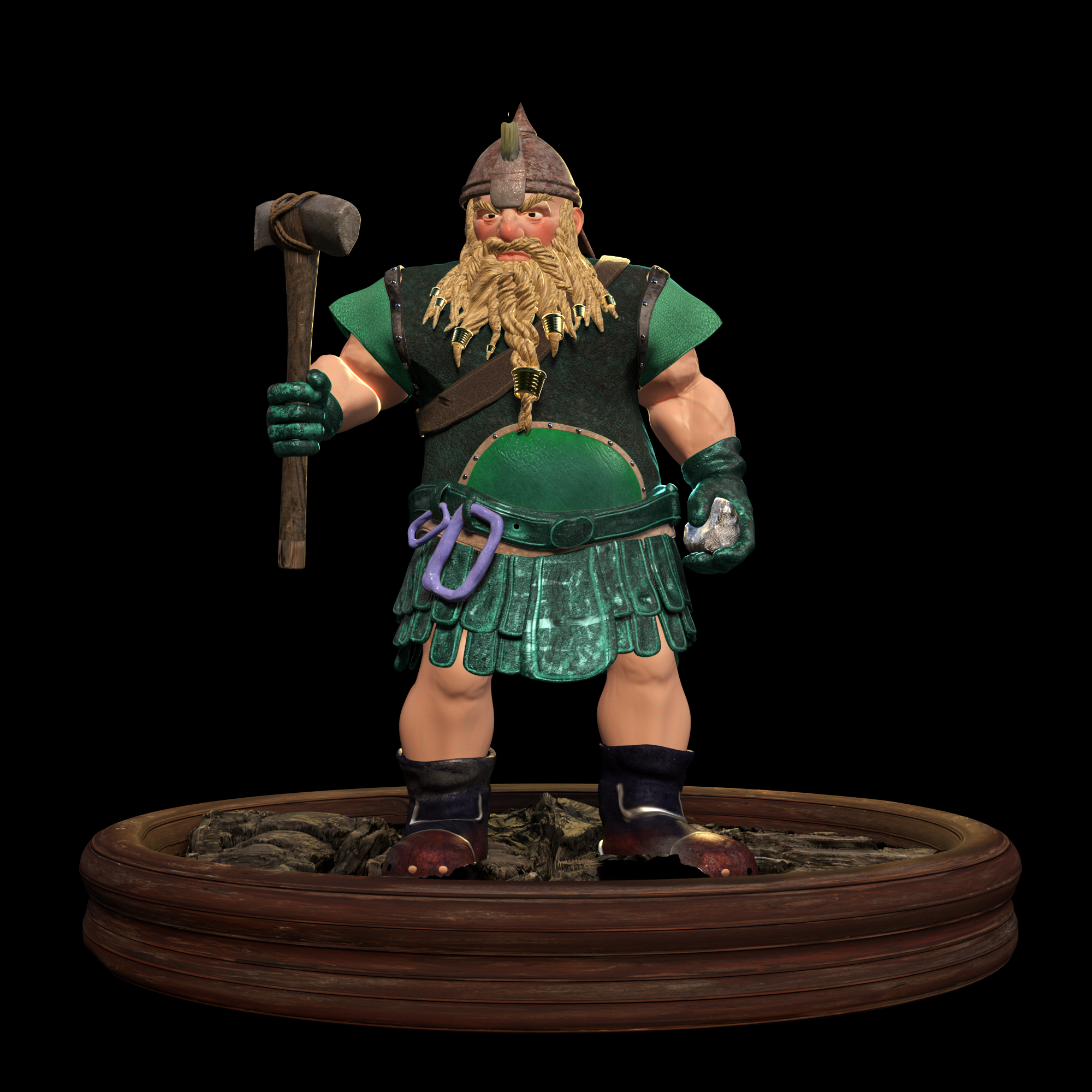 Picture of Collectible Dwarf Miner #360