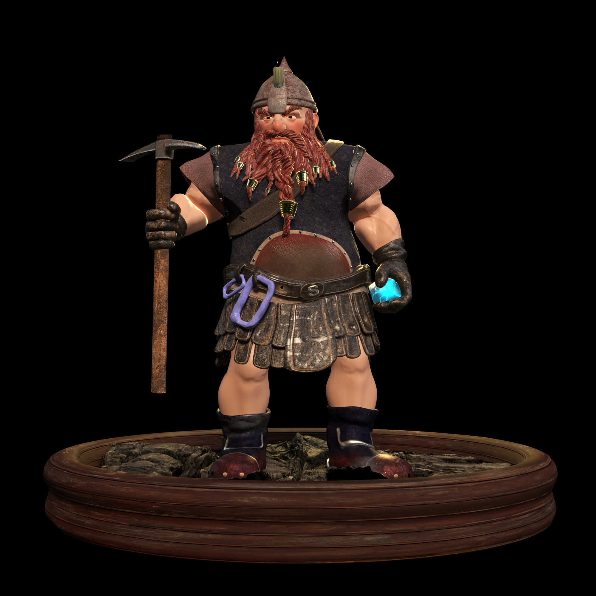 Picture of Collectible Dwarf Miner #361