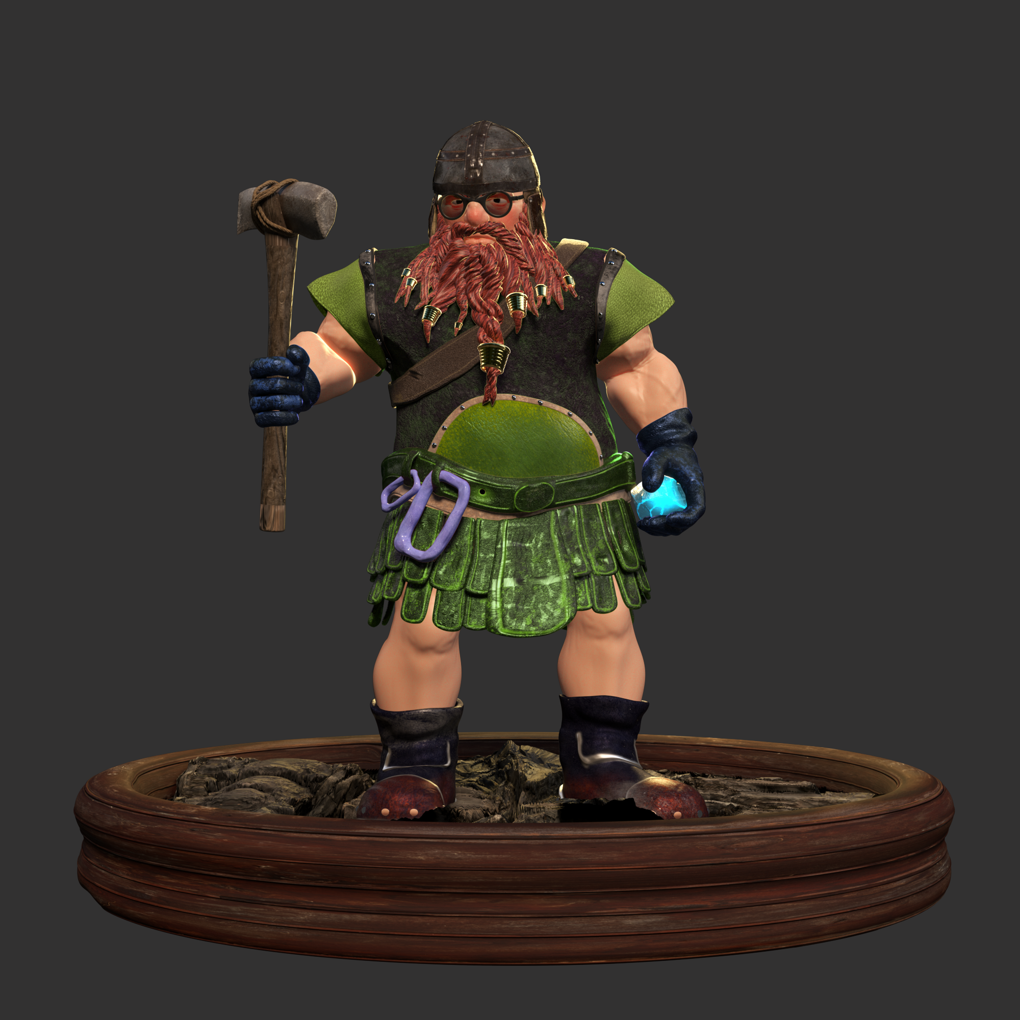 Picture of Collectible Dwarf Miner #37