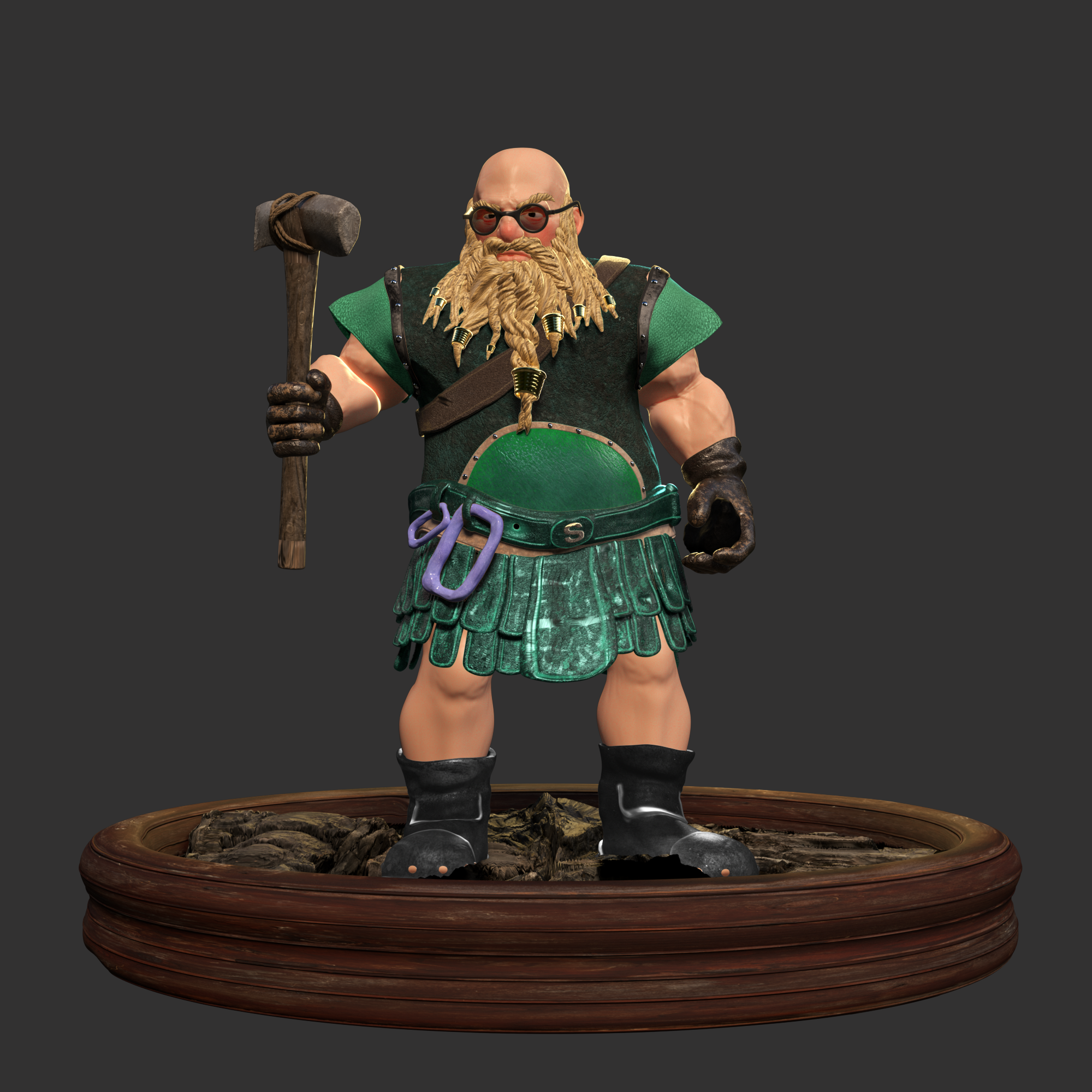 Picture of Collectible Dwarf Miner #491