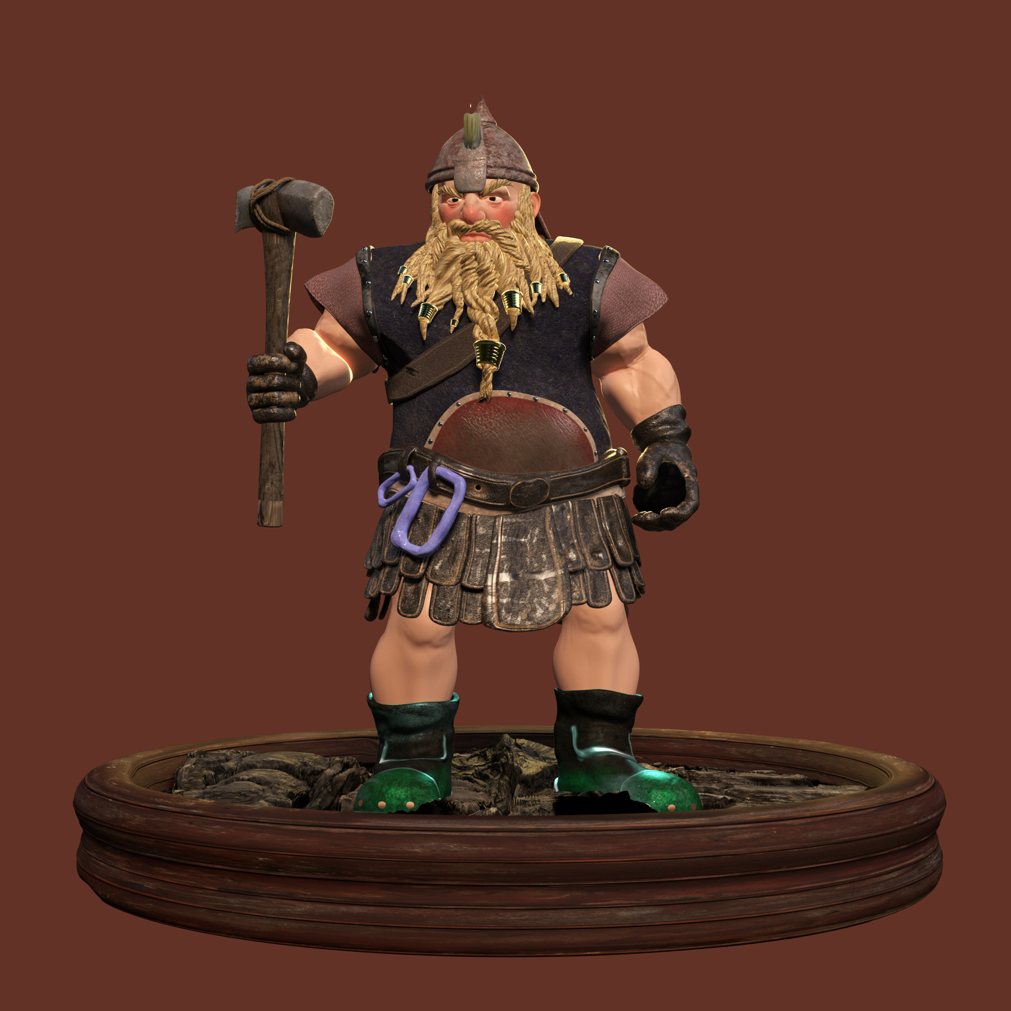 Picture of Collectible Dwarf Miner #630