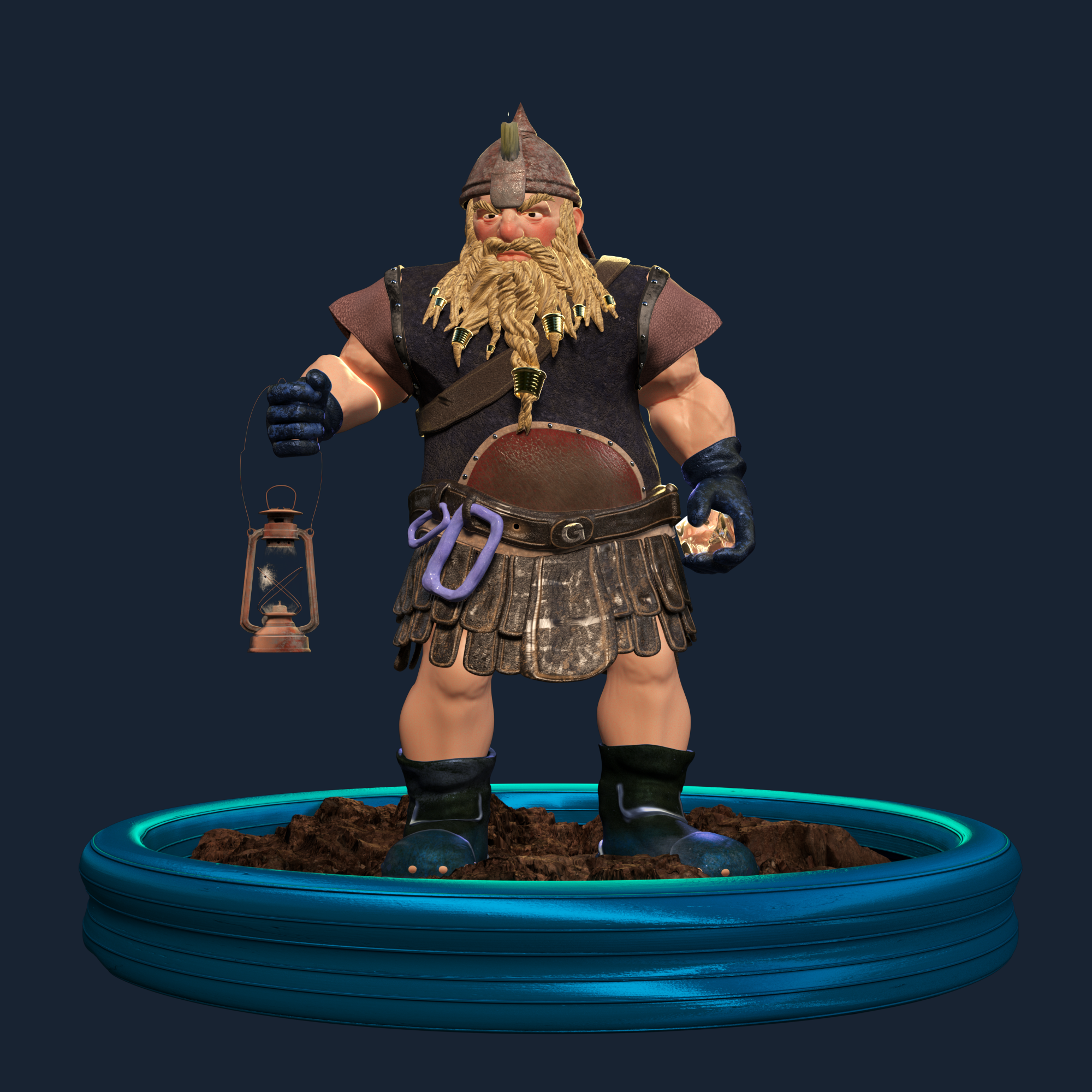 Picture of Collectible Dwarf Miner #64
