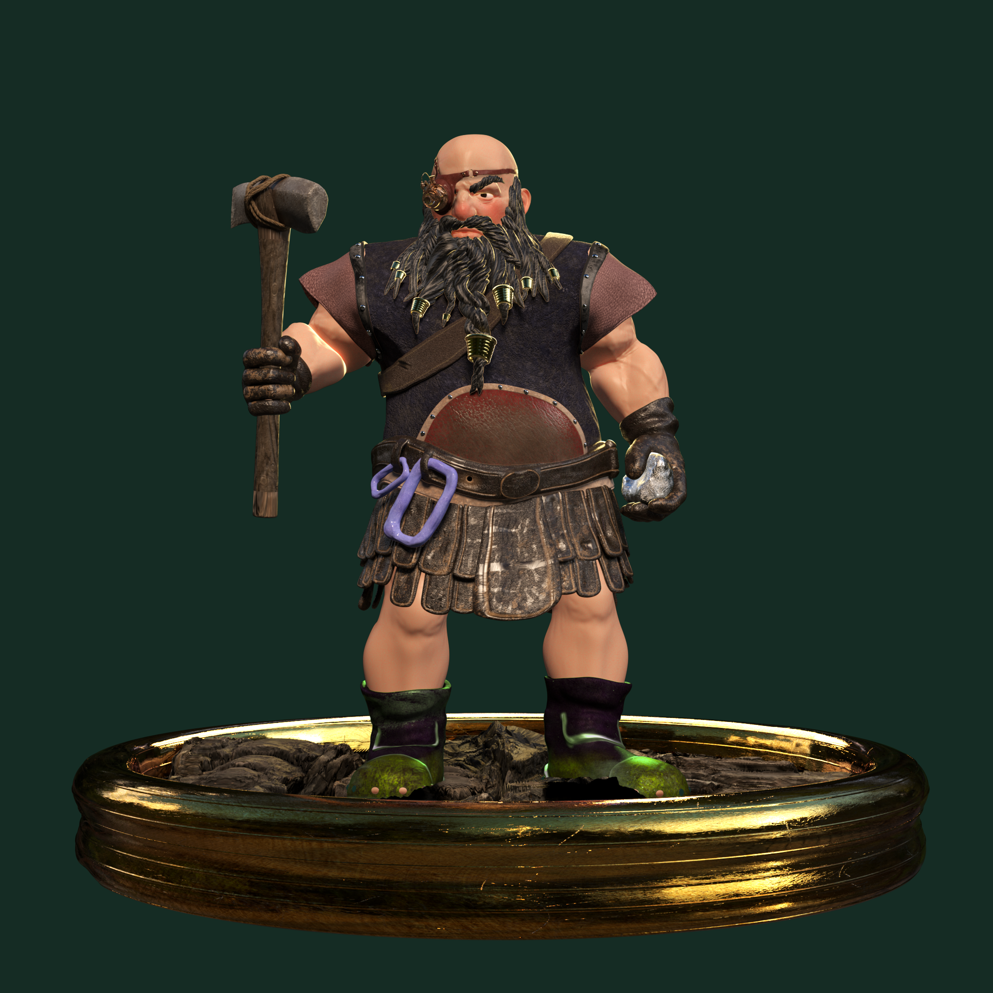Picture of Collectible Dwarf Miner #7