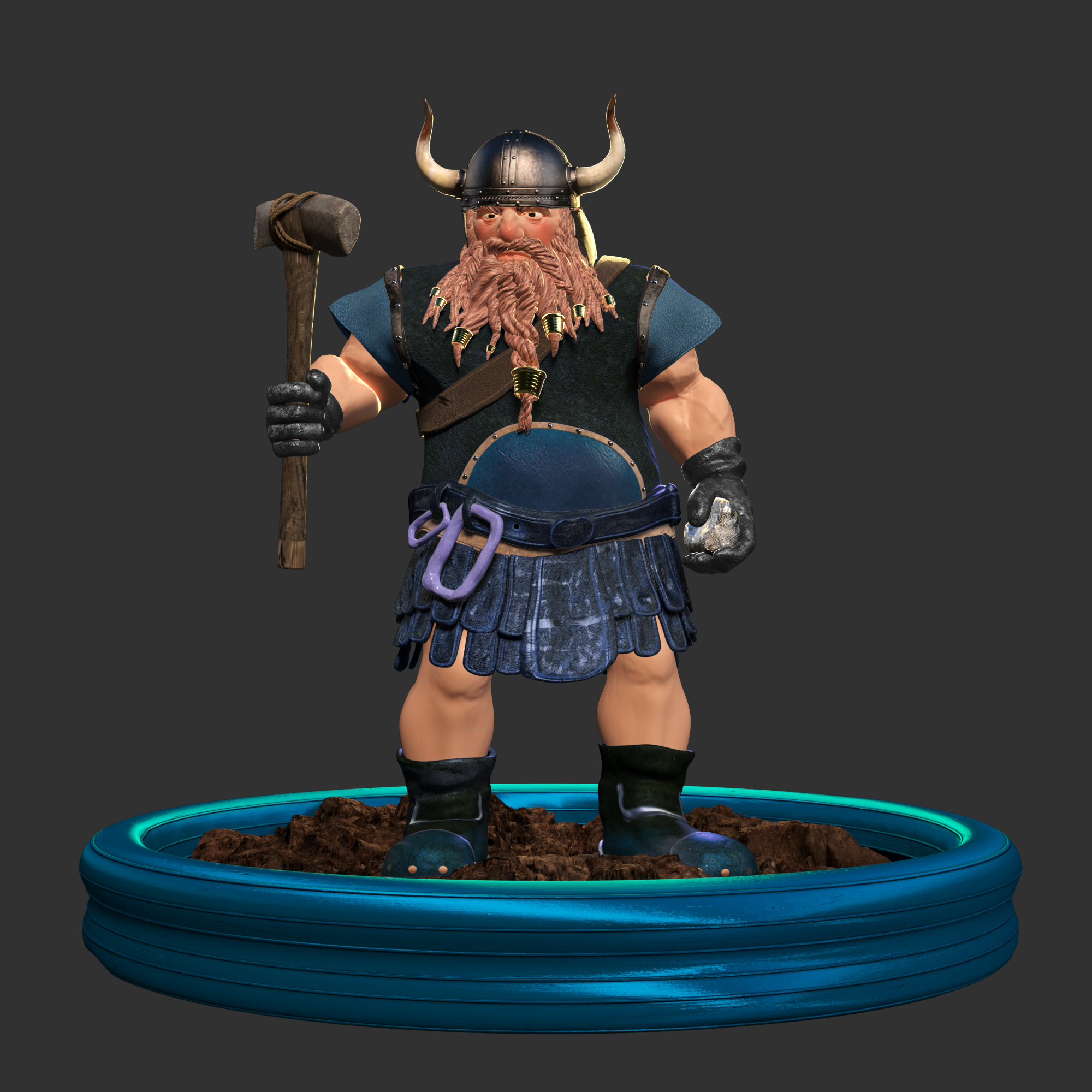 Picture of Collectible Dwarf Miner #720
