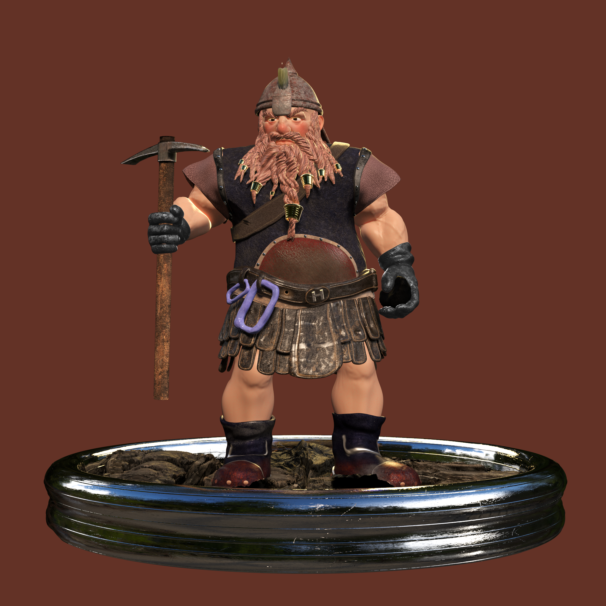 Picture of Collectible Dwarf Miner #801