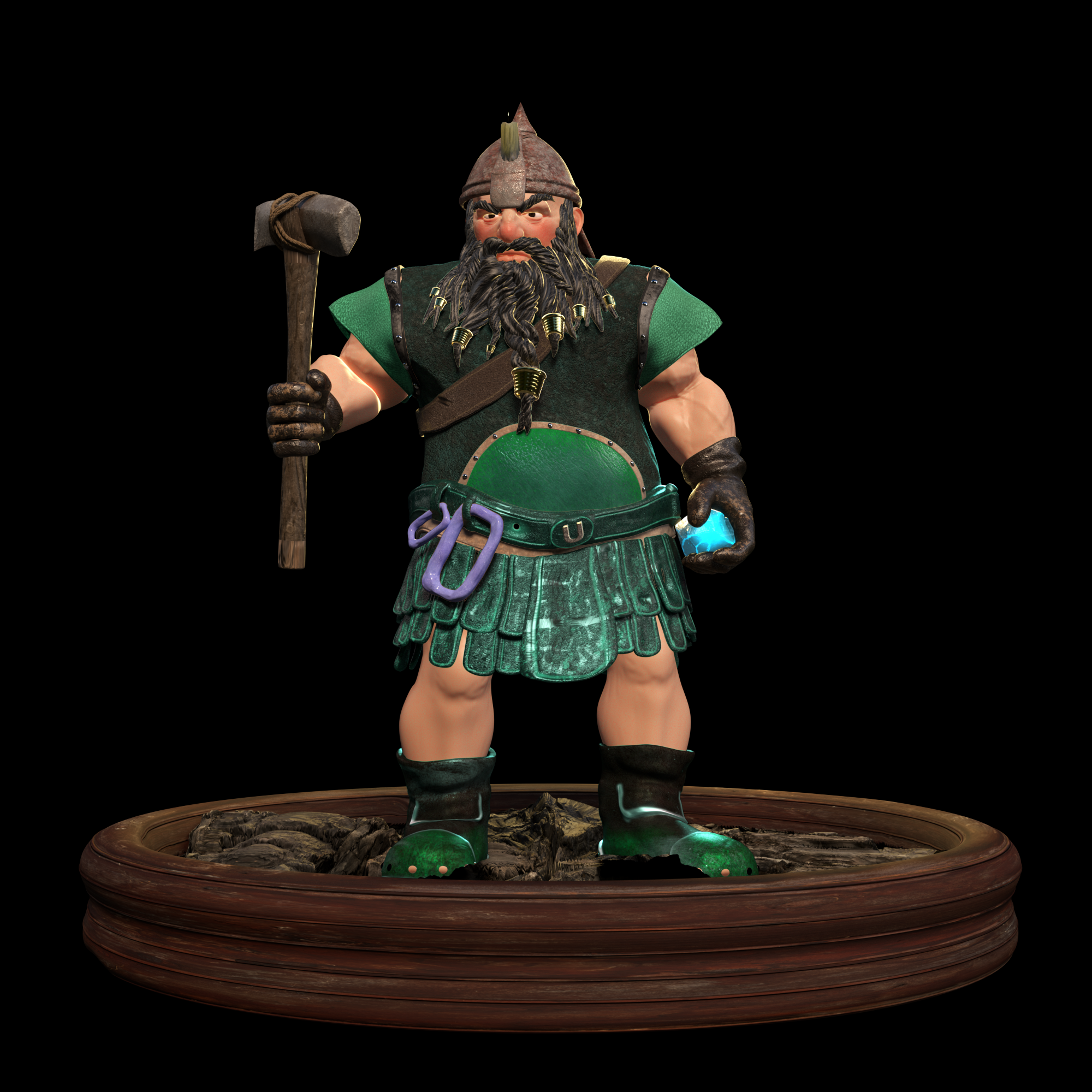 Picture of Collectible Dwarf Miner #81