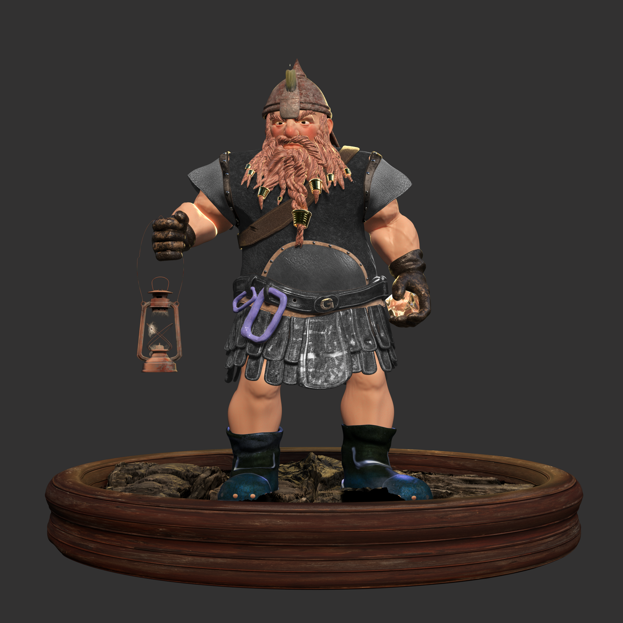 Picture of Collectible Dwarf Miner #854