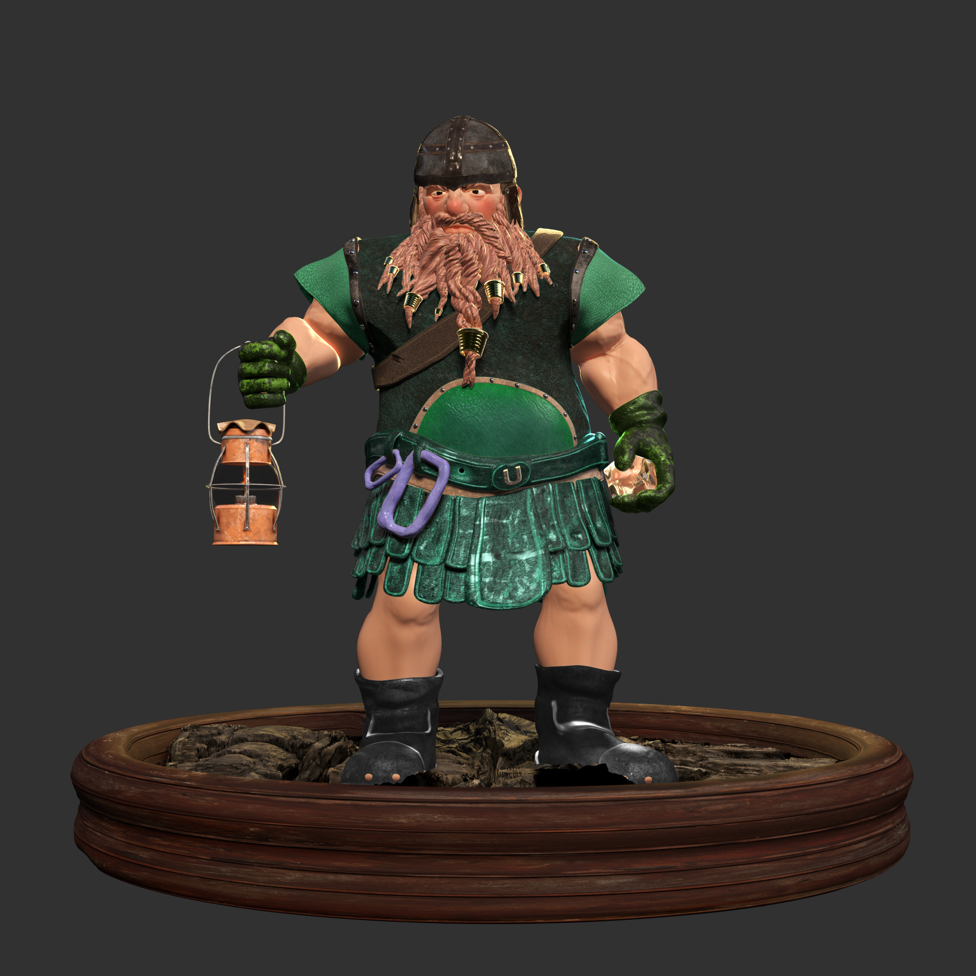 Picture of Collectible Dwarf Miner #955