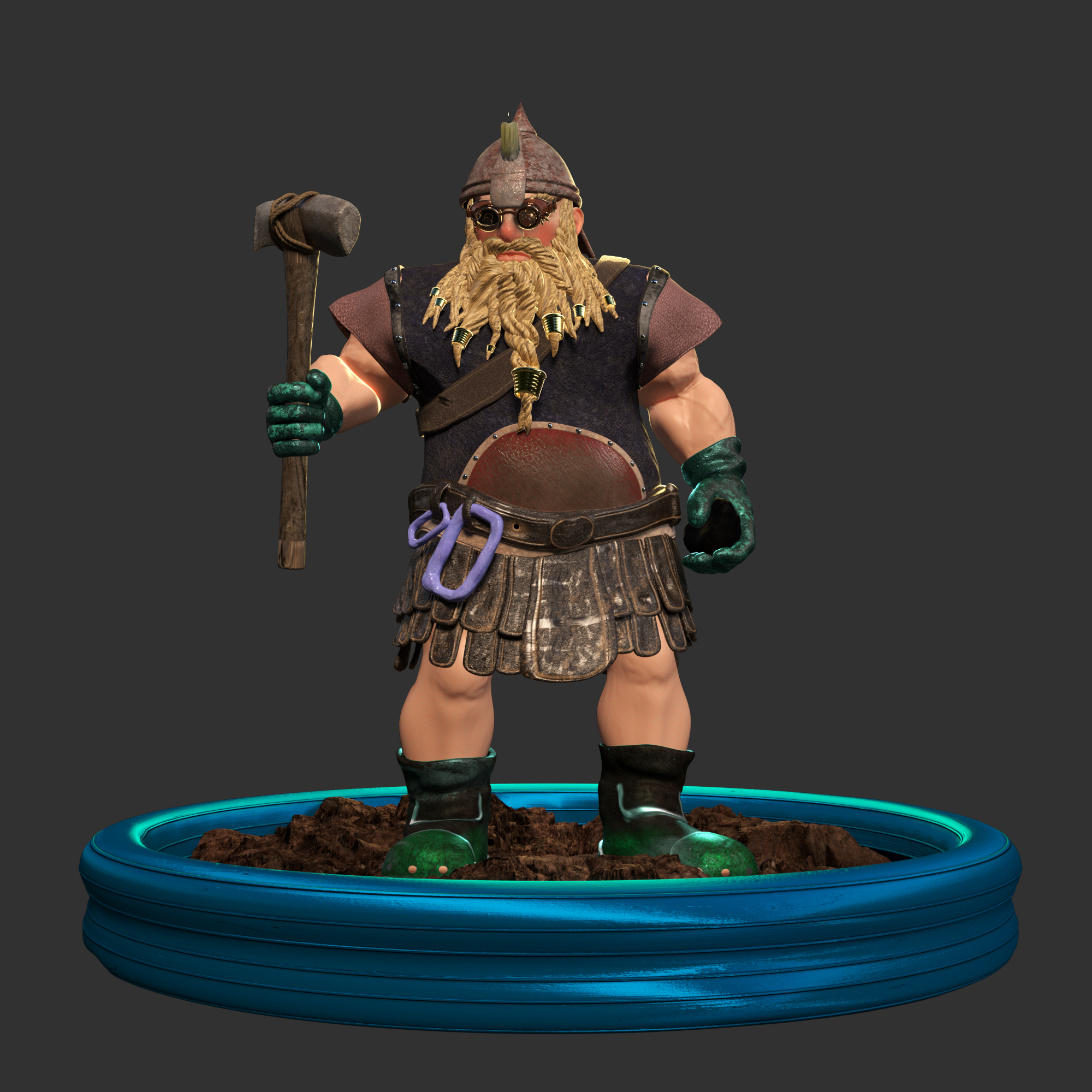 Picture of Collectible Dwarf Miner #992