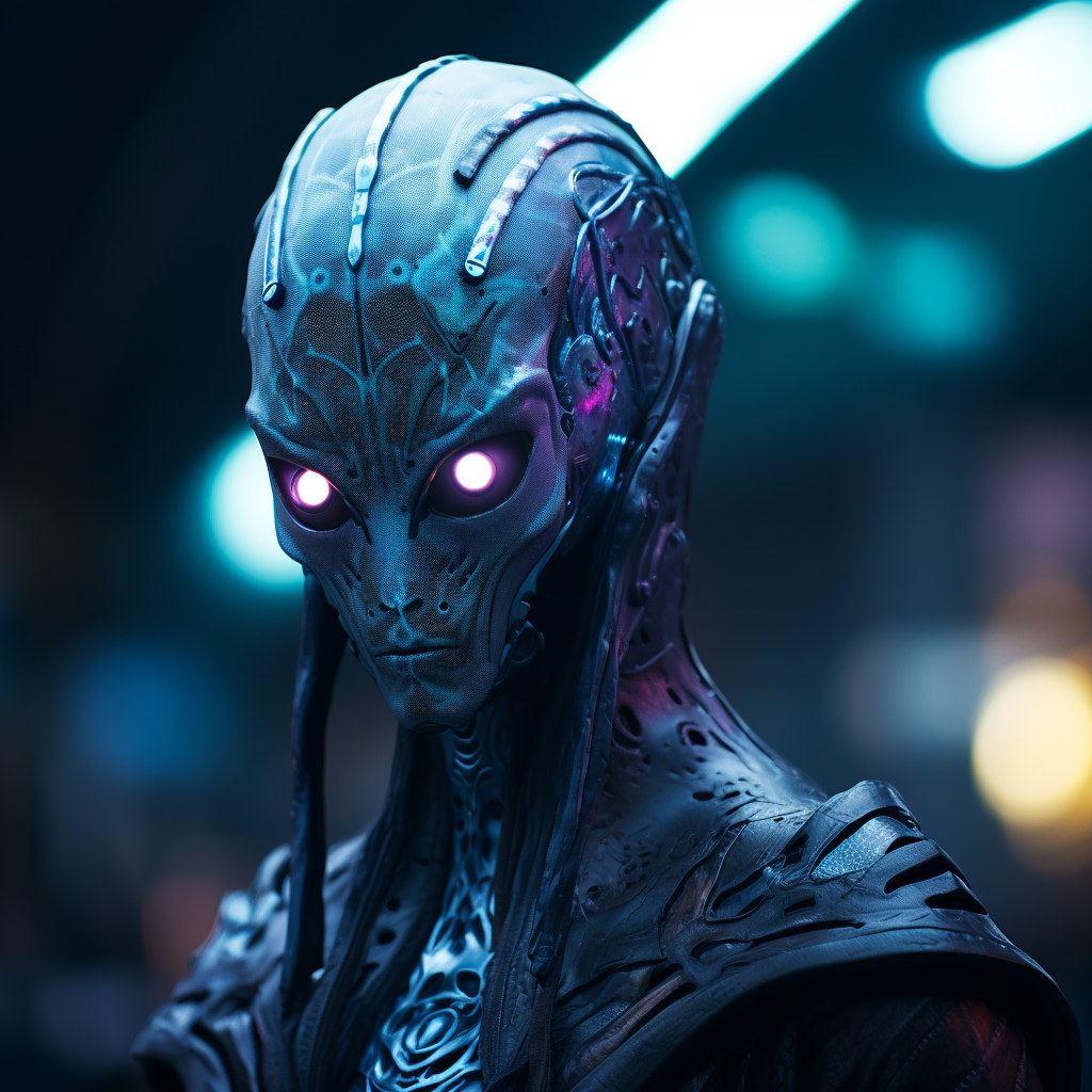 Picture of Collectible Cyberpunk Alien #50