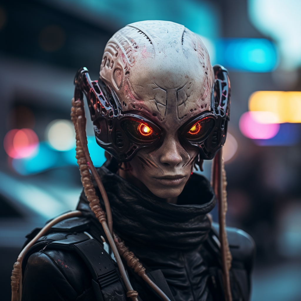 Picture of Collectible Cyberpunk Alien #49