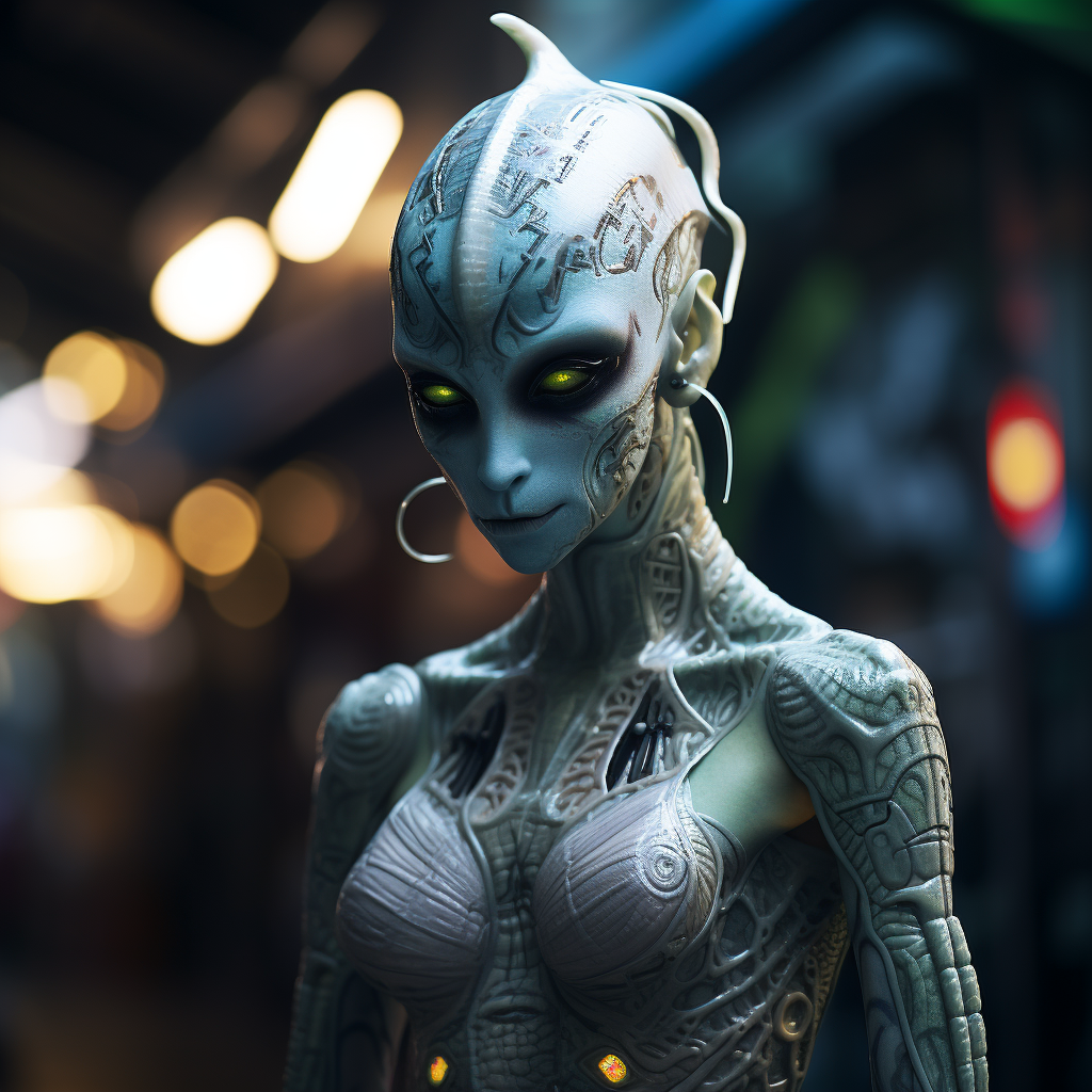 Picture of Collectible Cyberpunk Alien #19