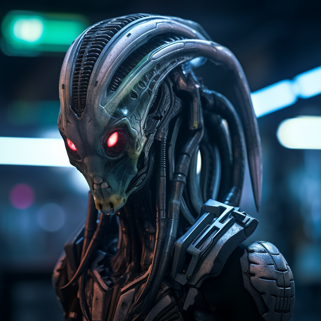 Picture of Collectible Cyberpunk Alien #15