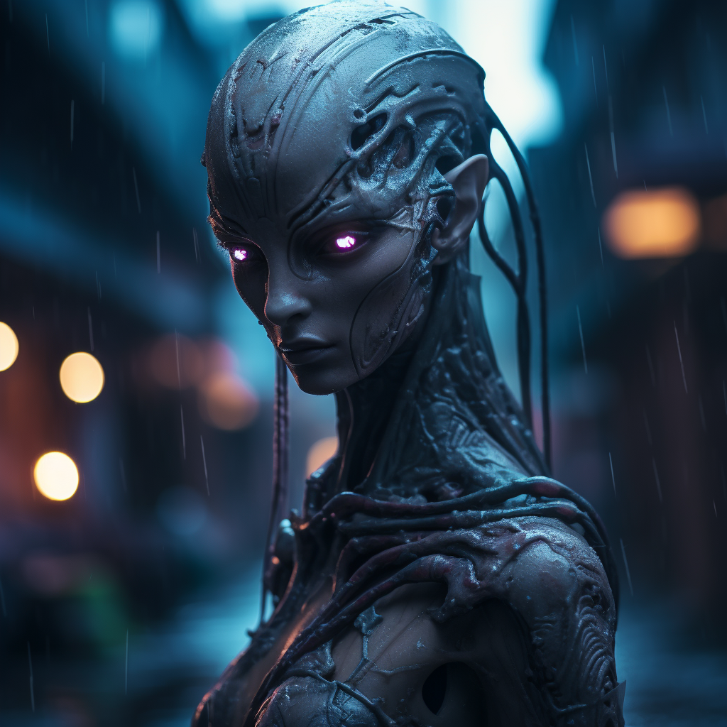 Picture of Collectible Cyberpunk Alien #6