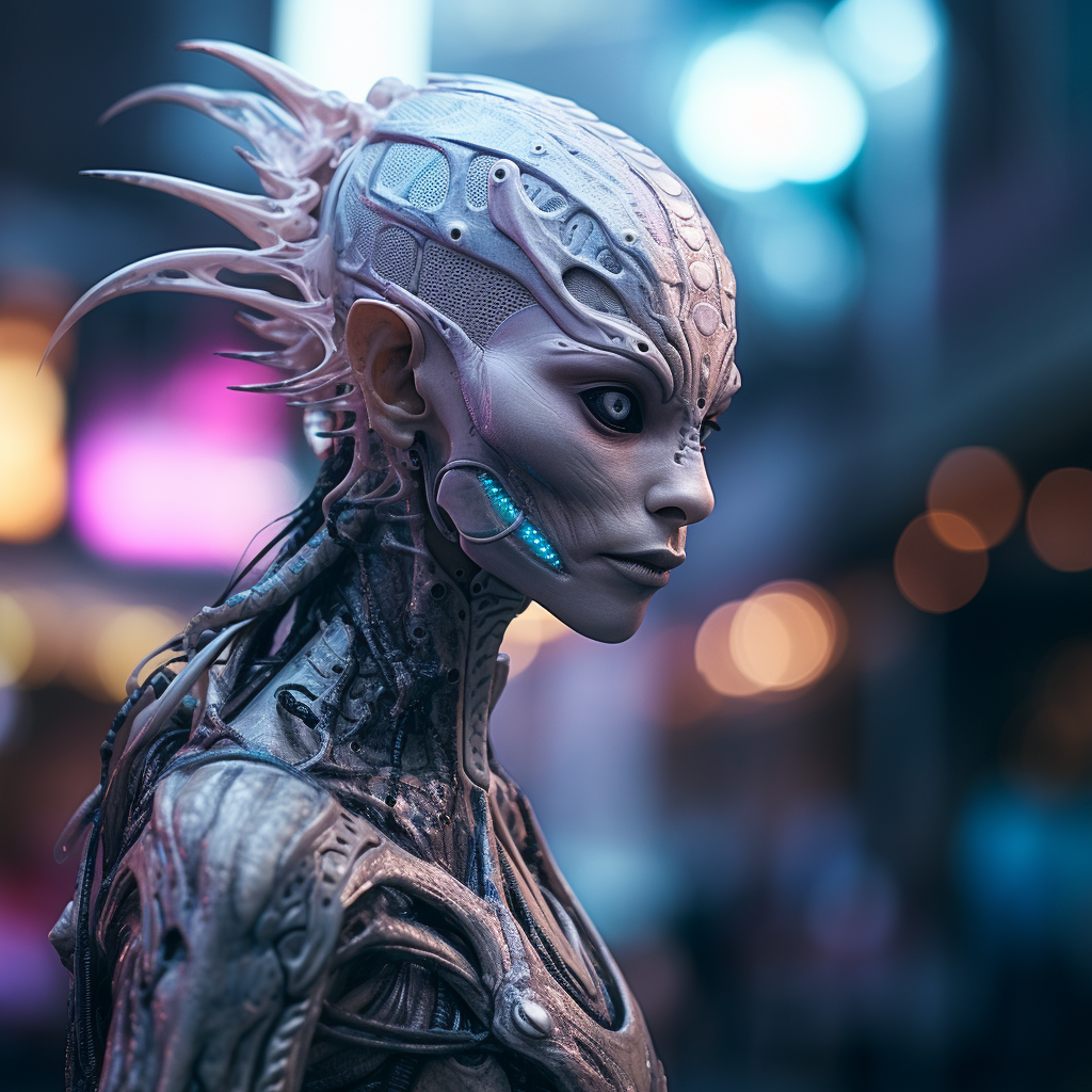 Picture of Collectible Cyberpunk Alien #14