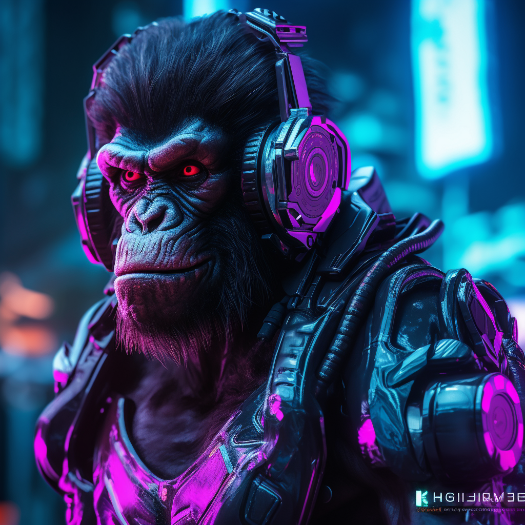Picture of Collectible Cyberpunk Ape #204