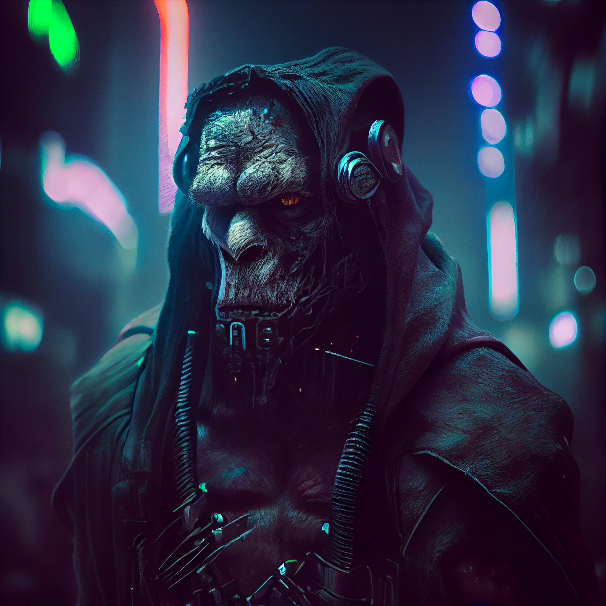 Picture of Collectible Cyberpunk Ape #195