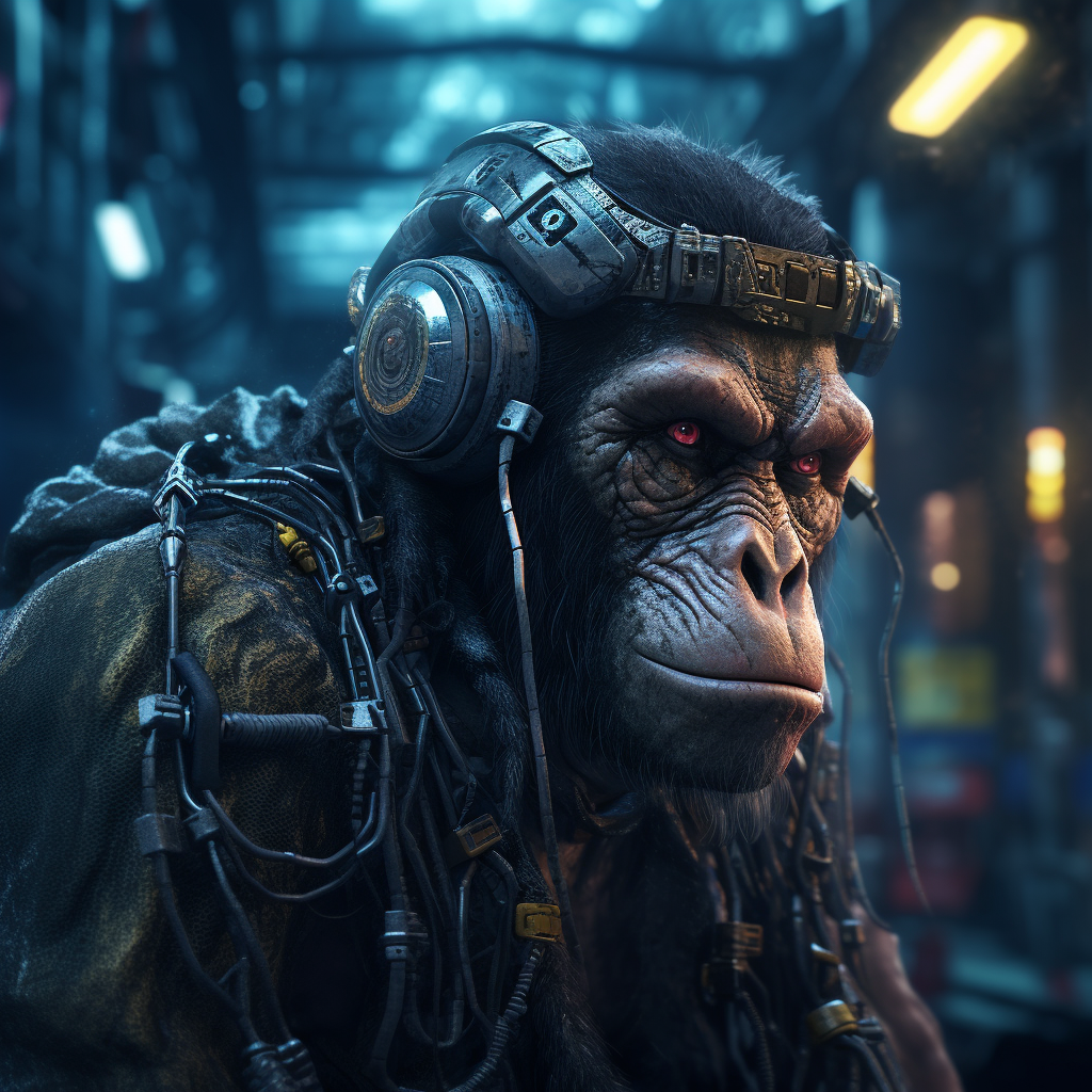 Picture of Collectible Cyberpunk Ape #58
