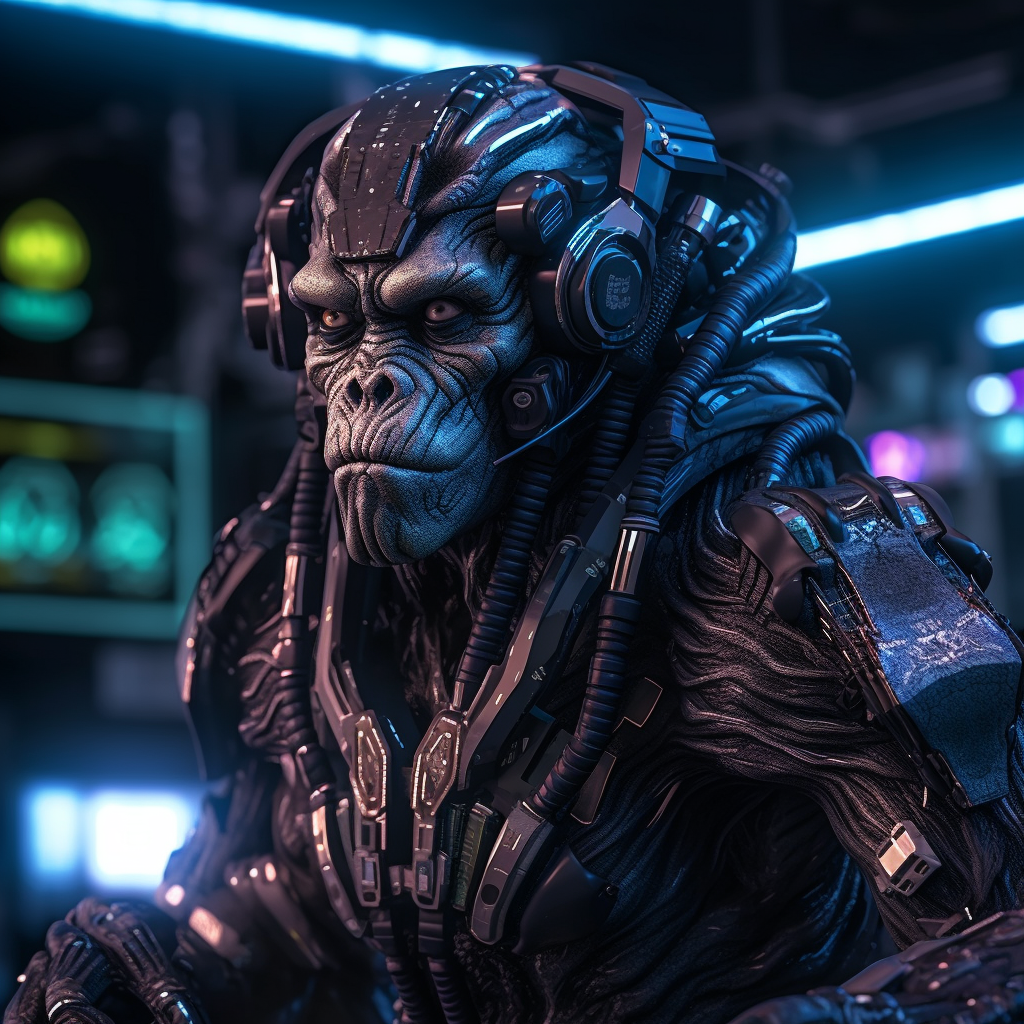 Picture of Collectible Cyberpunk Ape #203
