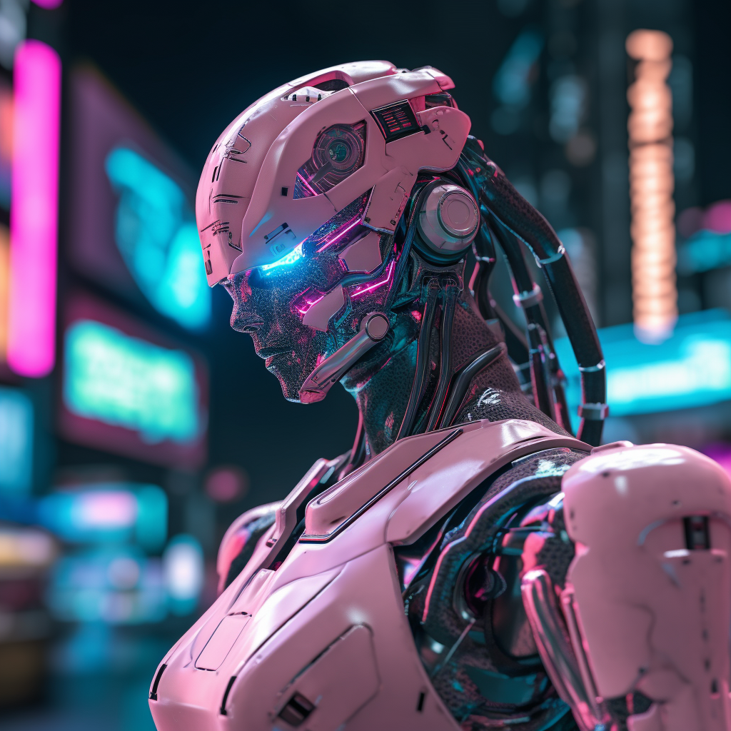 Picture of Collectible Cyberpunk Robot #179