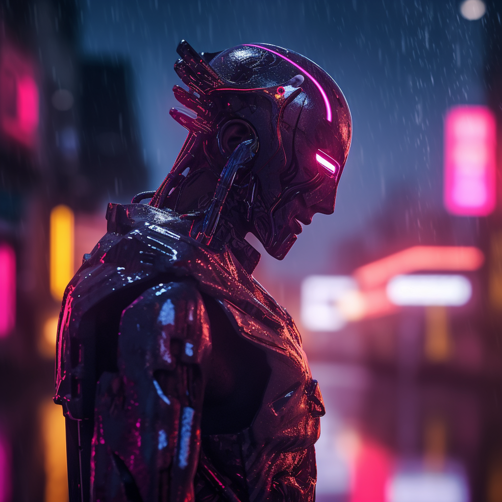 Picture of Collectible Cyberpunk Robot #28