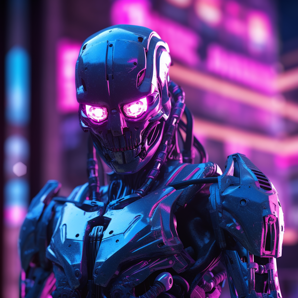 Picture of Collectible Cyberpunk Robot #124