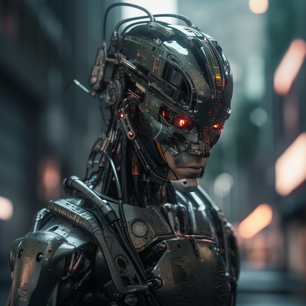 Picture of Collectible Cyberpunk Robot #24